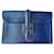 Hermès Jige Dark blue Leather  ref.817526