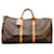 Louis Vuitton Keepall 55 Brown Cloth  ref.817628