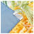 Hermès Sciarpa di seta Hermes blu Aloha - vista 3