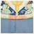 Hermès Sciarpa di seta Hermes blu Aloha - vista 4