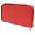 Louis Vuitton Zippy Wallet Red Leather  ref.817988