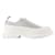 Tread Slick Flat Shoes - Alexander Mcqueen - Multi - Leather Grey  ref.818360
