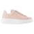 Oversized Sneakers - Alexander Mcqueen - Pink - Leather  ref.818646