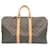 Louis Vuitton Keepall 45 Marrone Tela  ref.819215
