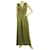 Autre Marque Loup Charmant Green Organic Cotton Sleeveless Summer Grecian Long maxi Dress  ref.819257