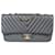 Timeless Chanel klassisches graues Chevron Leder  ref.819268