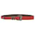 Bottega Veneta Carved Metal Tip Belt Red Leather  ref.819821