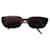 Paco Rabanne Sonnenbrillenrahmen aus zweifarbigem Acetat. Beige  ref.820238
