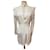 Isabel Marant Vestidos Blanco roto Seda Acetato  ref.820336