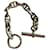 Hermès Anchor chain bracelet Silvery Silver  ref.820824