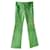 Akris Punto Pants, leggings Green Cotton  ref.820862