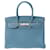 Hermès Birkin 30 Blue Leather  ref.820922