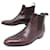 JM WESTON BOOTS CHELSEA LE CAMBRE BOOTS 431 10.5D 44.5 sapatos de couro Marrom  ref.821023