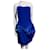 Cocktail corsetto Marchesa Notte nuovo di zecca azzurro cielo Blu Seta  ref.821189