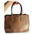 Bibliothèque Prada Handbags Caramel Leather  ref.821323