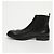 A. Testoni Testoni classic light male black booties - view 3
