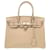 Hermès HERMES BIRKIN 30 Beige Leder  ref.821357