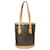 Louis Vuitton Bucket Brown Cloth  ref.821400