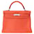 Hermès Kelly 32 Orange Leather  ref.821549