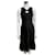 vestido de cetim preto, Alberta Ferretti  ref.821642