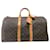 Louis Vuitton Keepall 45 Braun Leinwand  ref.821729