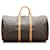 Louis Vuitton Monograma marrón Keepall 55 Castaño Lienzo  ref.821830