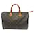 Louis Vuitton Speedy 35 Monogram-VI884 Brown Leather  ref.822409