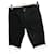 Short SAINT LAURENT T.International S Denim - Jeans Noir  ref.822448