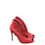 GIANVITO ROSSI  Ankle boots T.eu 36 Suede Red  ref.822548