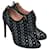 Alaïa ALAIA Botins T.eu 37.5 camurça Preto Suécia  ref.822564