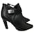 GIVENCHY  Ankle boots T.eu 36.5 Leather Black  ref.822568