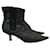 CHANEL  Ankle boots T.eu 37 Leather Black  ref.822604