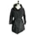 CARVEN Black waterproof trench coat black nylon type T36 Bon état Polyester  ref.823276