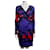 Diane Von Furstenberg Robe portefeuille en laine DvF Leandra Multicolore  ref.823338