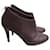JIMMY CHOO  Ankle boots T.eu 40.5 Leather Purple  ref.823498