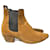 SAINT LAURENT  Ankle boots T.eu 40.5 Suede Camel  ref.823500
