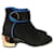 LANVIN  Ankle boots T.eu 37.5 Suede Black  ref.823502