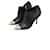 LOUIS VUITTON  Ankle boots T.eu 35 Leather Black  ref.823506