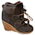 Chloé CHLOE  Ankle boots T.eu 37.5 Leather Grey  ref.823522