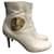 SERGIO ROSSI  Ankle boots T.eu 39 Leather Cream  ref.823524