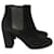 SAINT LAURENT  Ankle boots T.eu 37 Suede Black  ref.823533
