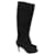 CHRISTIAN LOUBOUTIN  Boots T.eu 37.5 Suede Black  ref.823540