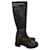 PRADA  Boots T.eu 37 Leather Black  ref.823630