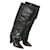 SAINT LAURENT  Boots T.eu 37.5 Leather Black  ref.823632