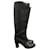 SERGIO ROSSI  Boots T.eu 36 Leather Black  ref.823635