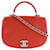 Chanel Matrasse Rot Leder  ref.824054