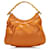 Gucci Orange Bamboo Shoulder Bag Leather Pony-style calfskin  ref.824098