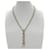 Hermès Chandra PM D0.56ct 1PA3.08ct 27.32G NECKLACE Gold hardware Pink gold  ref.824133
