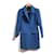 VERSACE  Coats T.International M Wool Blue  ref.824721