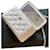 Chanel rectangular vanity case with shoulder strap White Leather